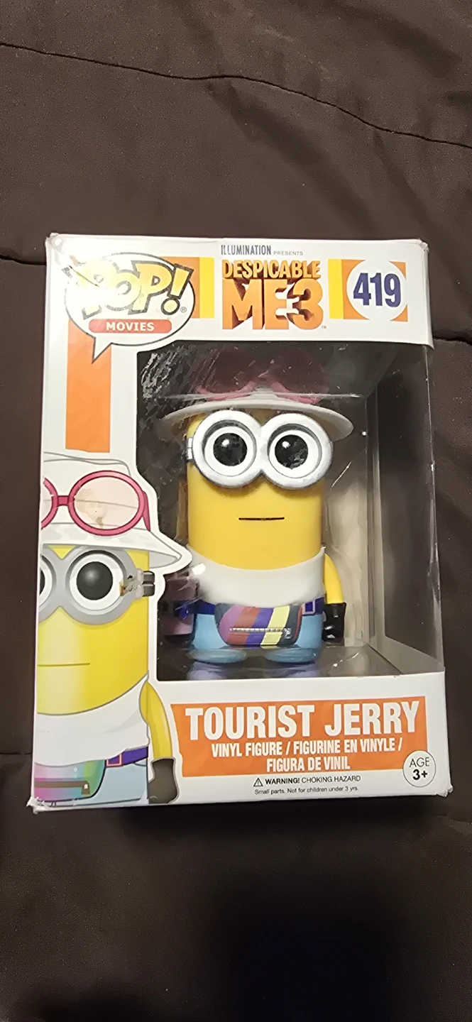 Funko Pop! Despicable Me 3 Tourist Jerry #419 Vinyl Figure
