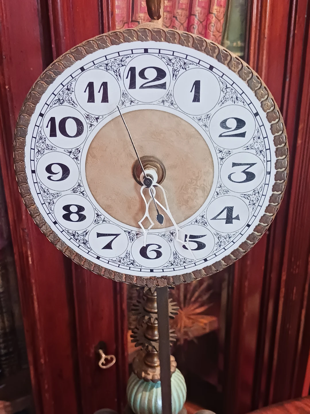 Antique Standing Mantle  Clock