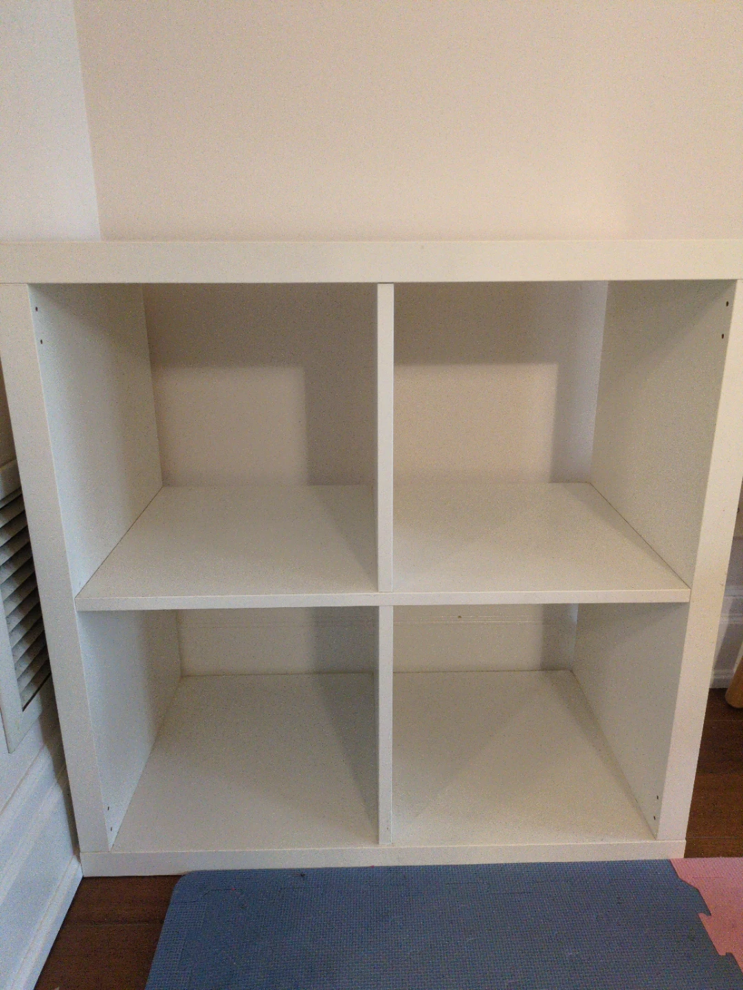 IKEA Assembled White Kallax 4-Cube