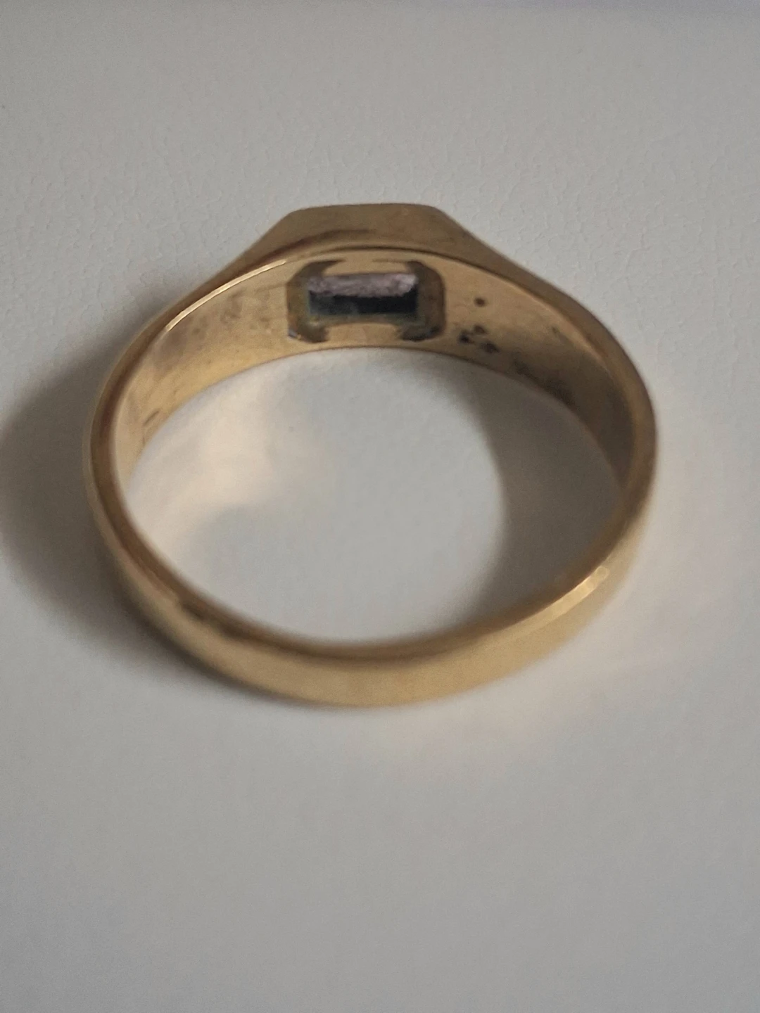 GOLD-TONE RING WITH ROSE QUARTZ STONE - photo 5