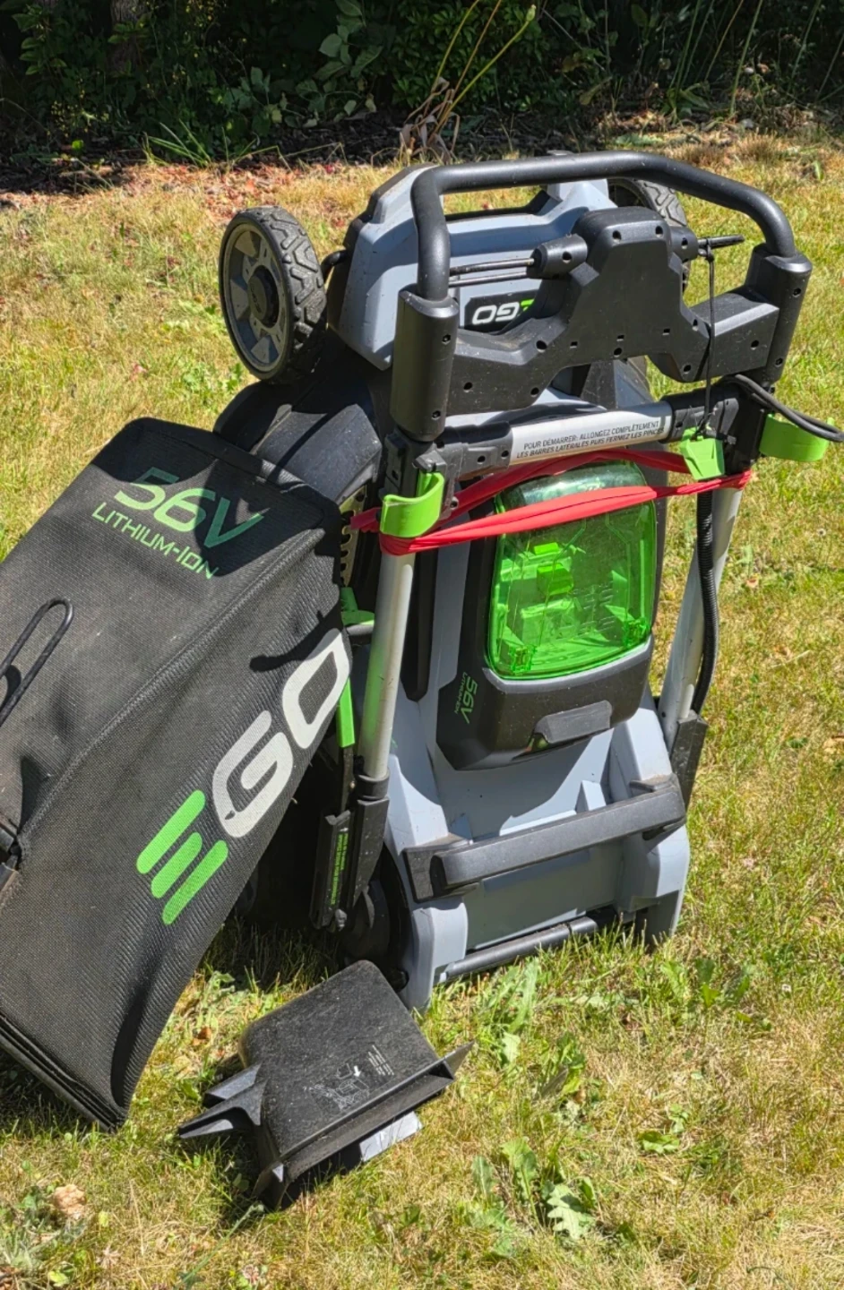 EGO 56V Lithium-Ion Lawnmower with Battery and Charger - photo 2