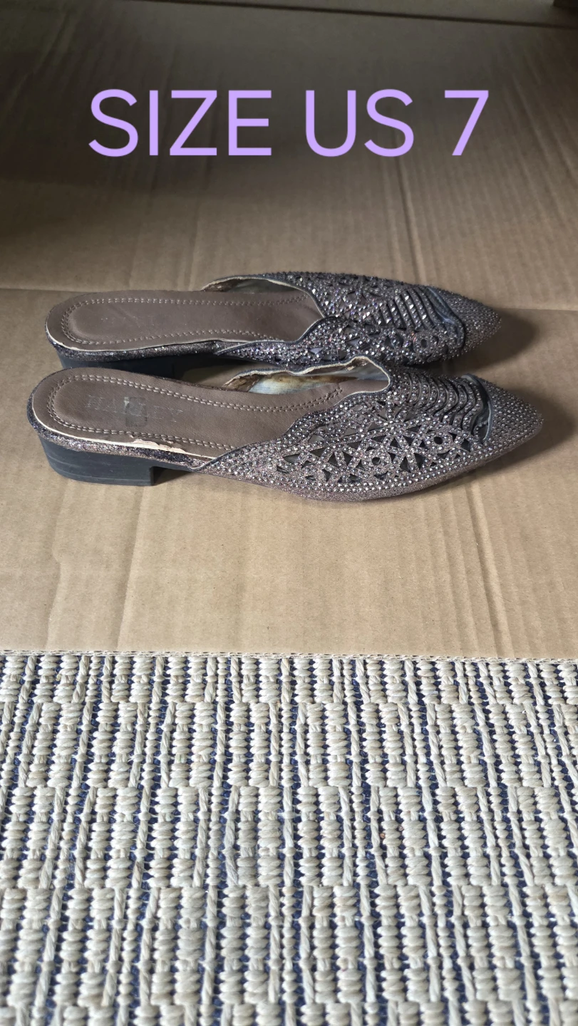 Sparkly Mules - US Size 7