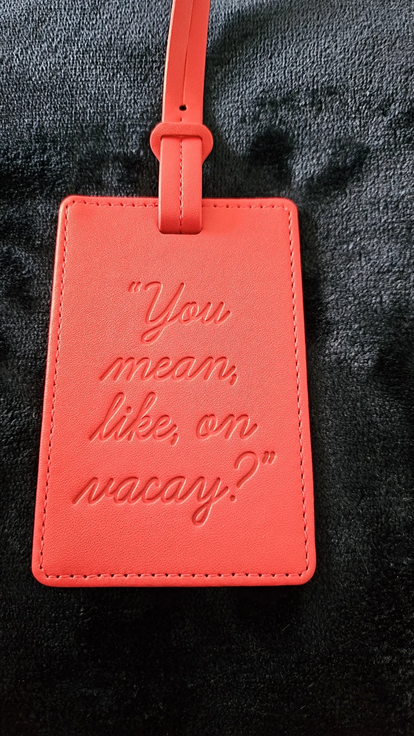 Elle World Pink Luggage Tag ⚽
