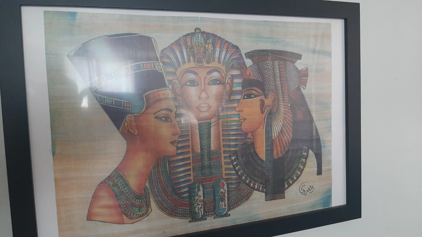 Framed Egyptian Papyrus Art Print - photo 3