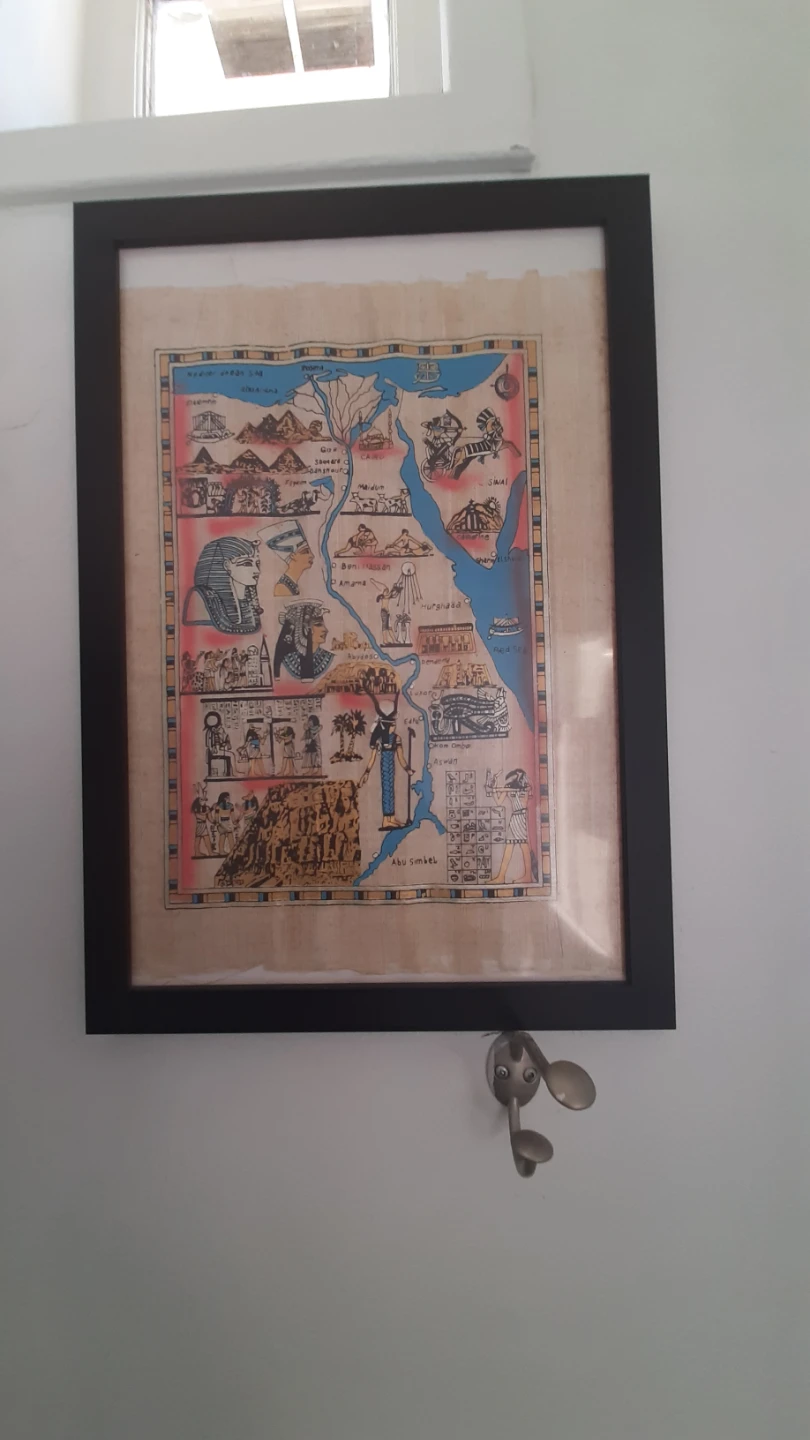 Framed Egyptian Papyrus Art Print - photo 4