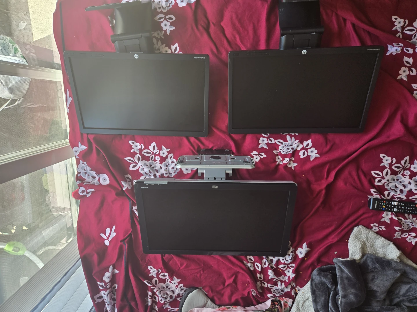 3 LCD HP Monitors for sale