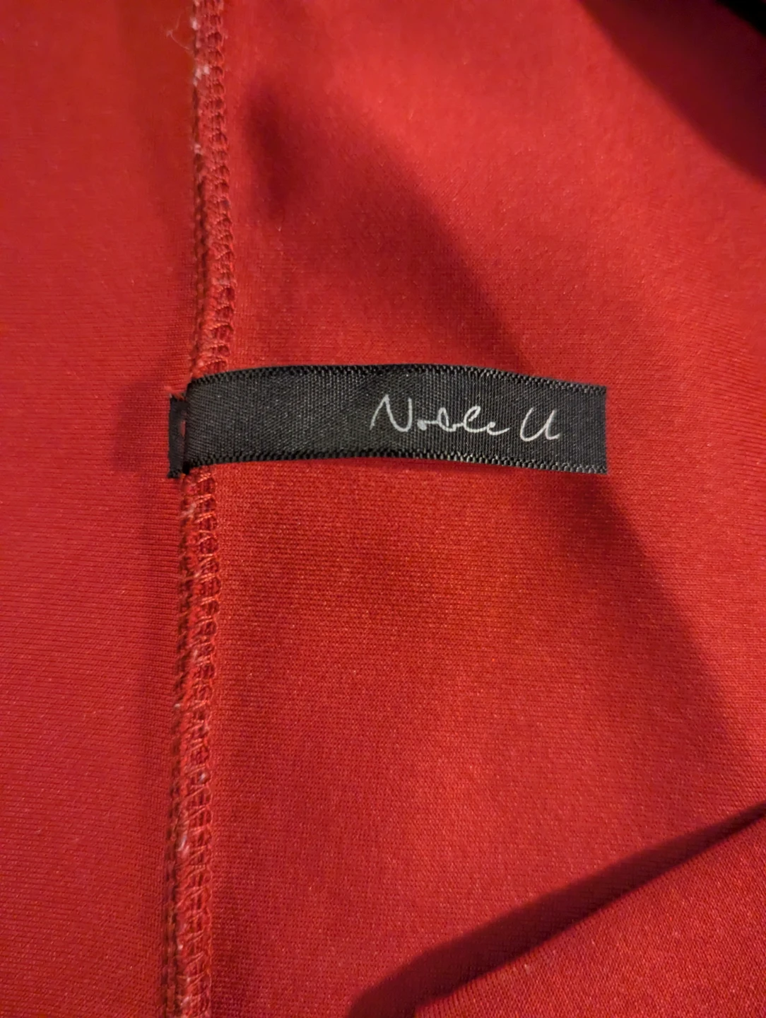 Red Stretch Pencil Skirt - Size Large - photo 4