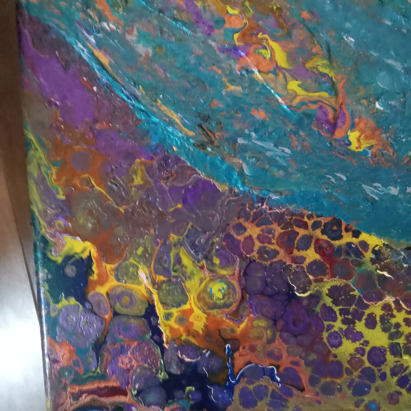 Abstract Pour Painting - photo 4