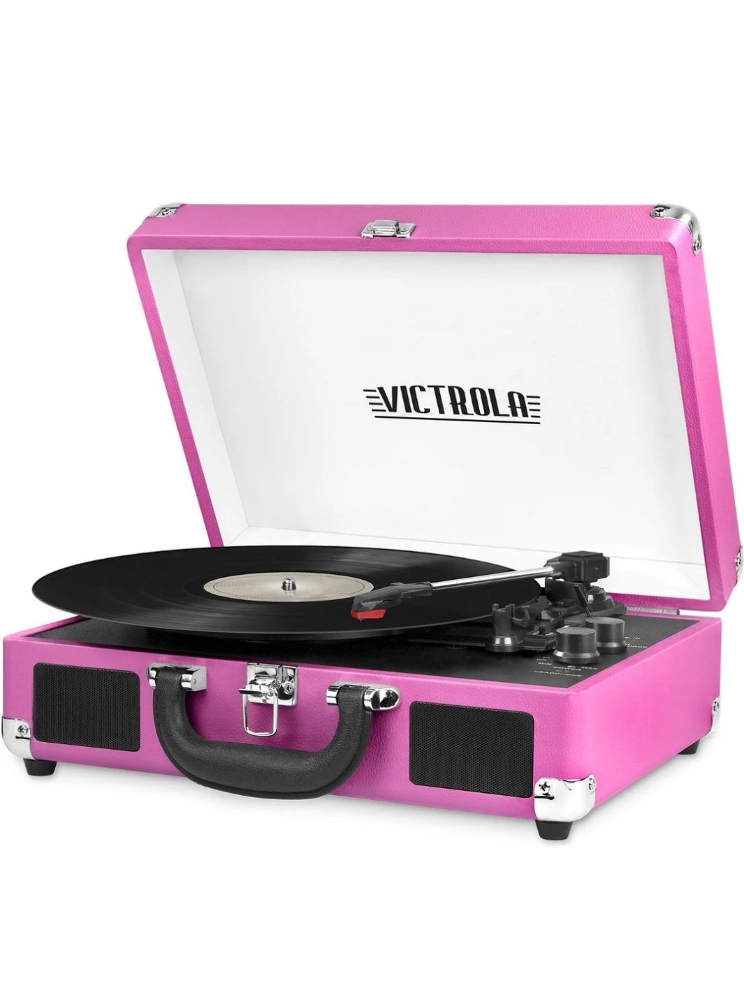 Victrola Portable Record Player JOURNEY PINK