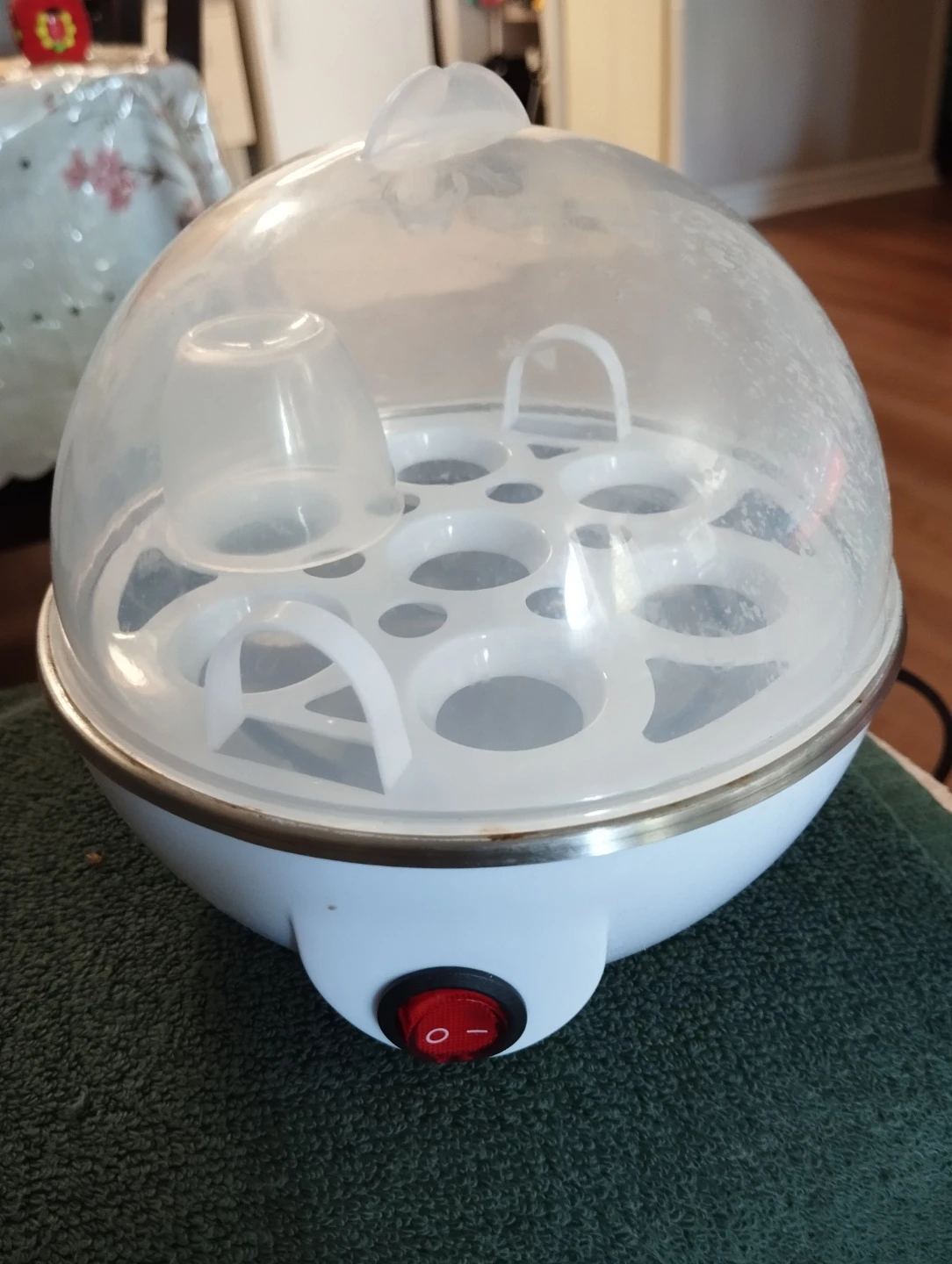 White Electric Egg Cooker