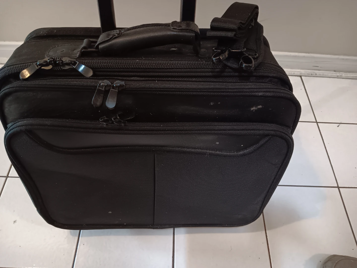 Black Wheeled Laptop Bag