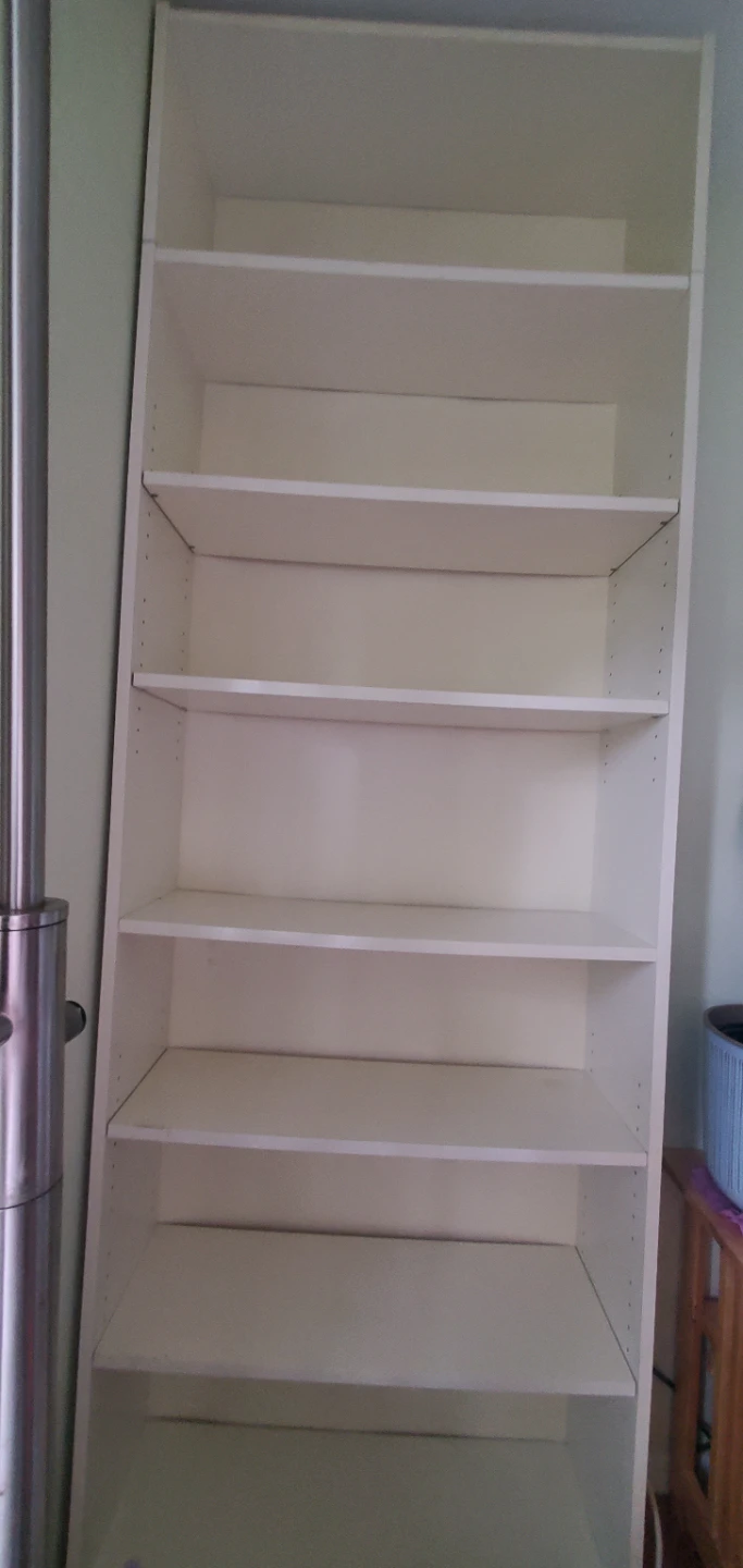 Ikea whit Billy 5 shelves book case with extension - photo 2