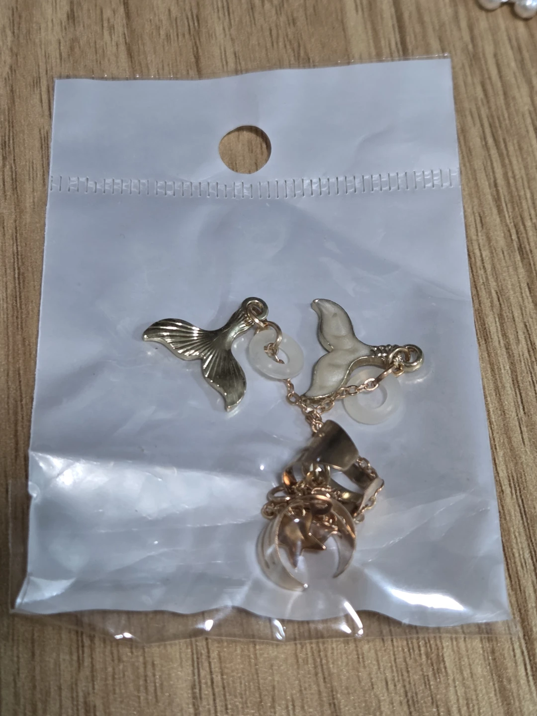 Whale Tail Earrings Charm