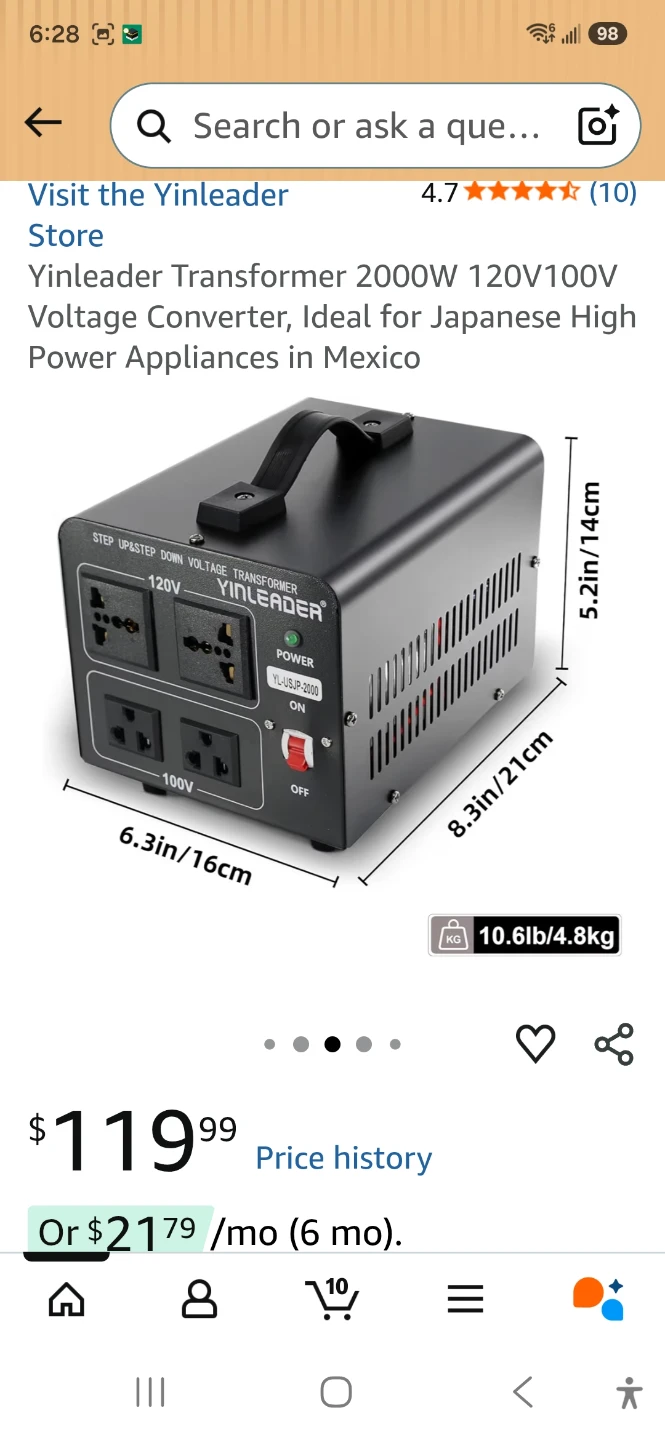 Yinleader 2000W Voltage Transformer - photo 4