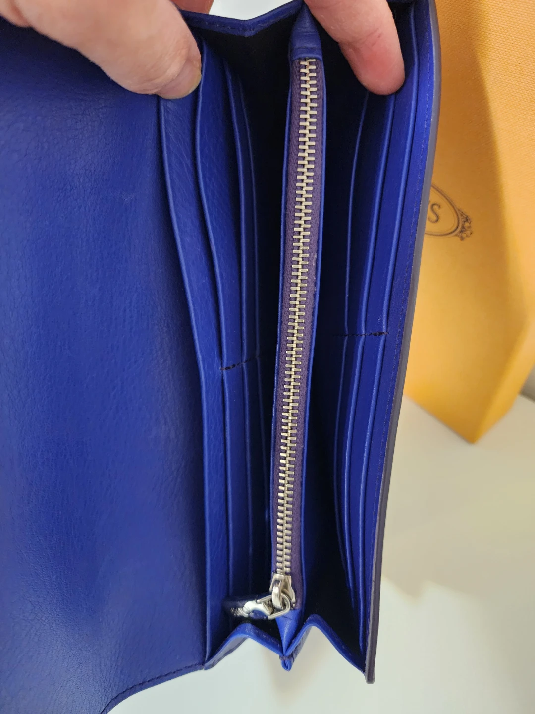 TOD'S Blue Leather Wallet - photo 3