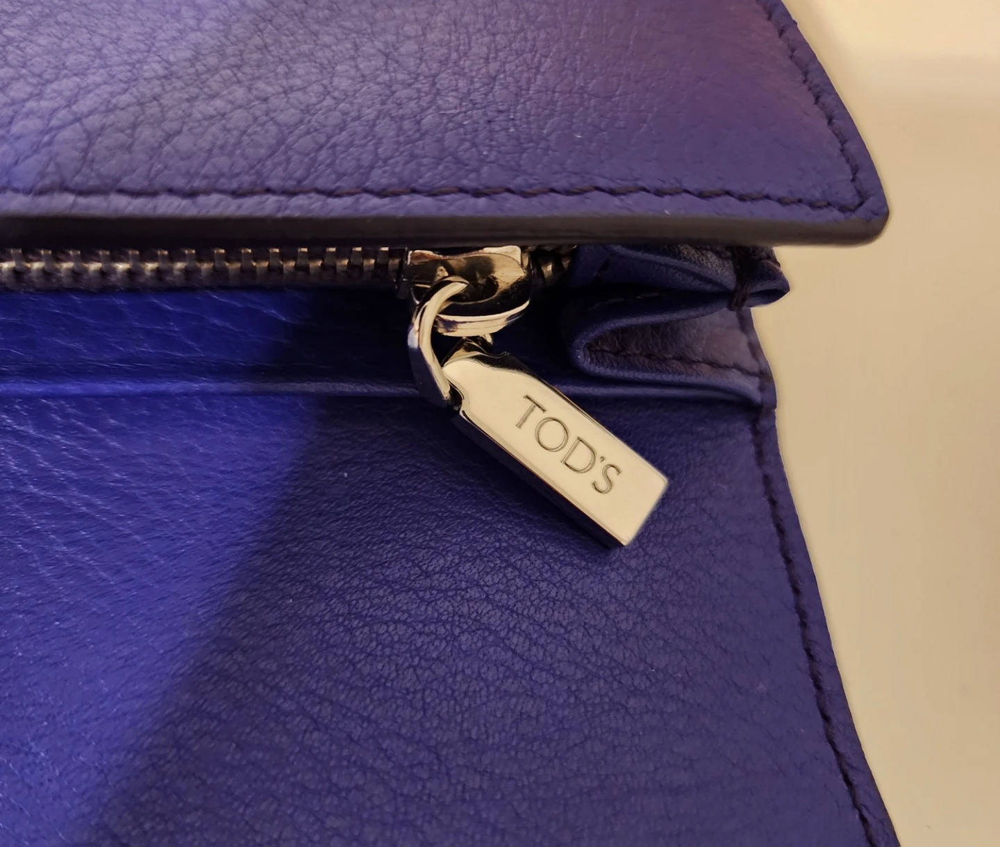 TOD'S Blue Leather Wallet - photo 4