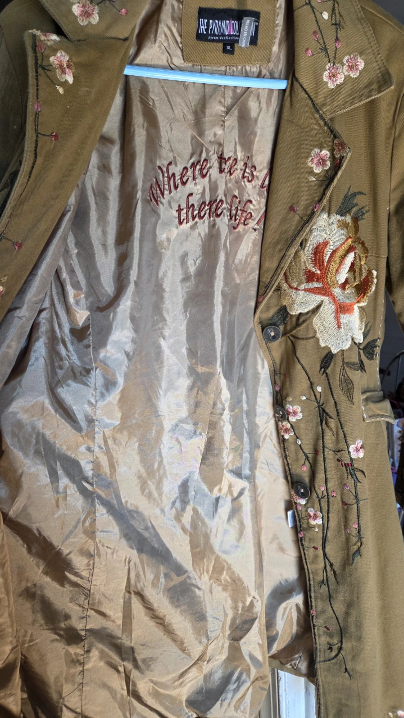 Hand painted jacket - photo 3