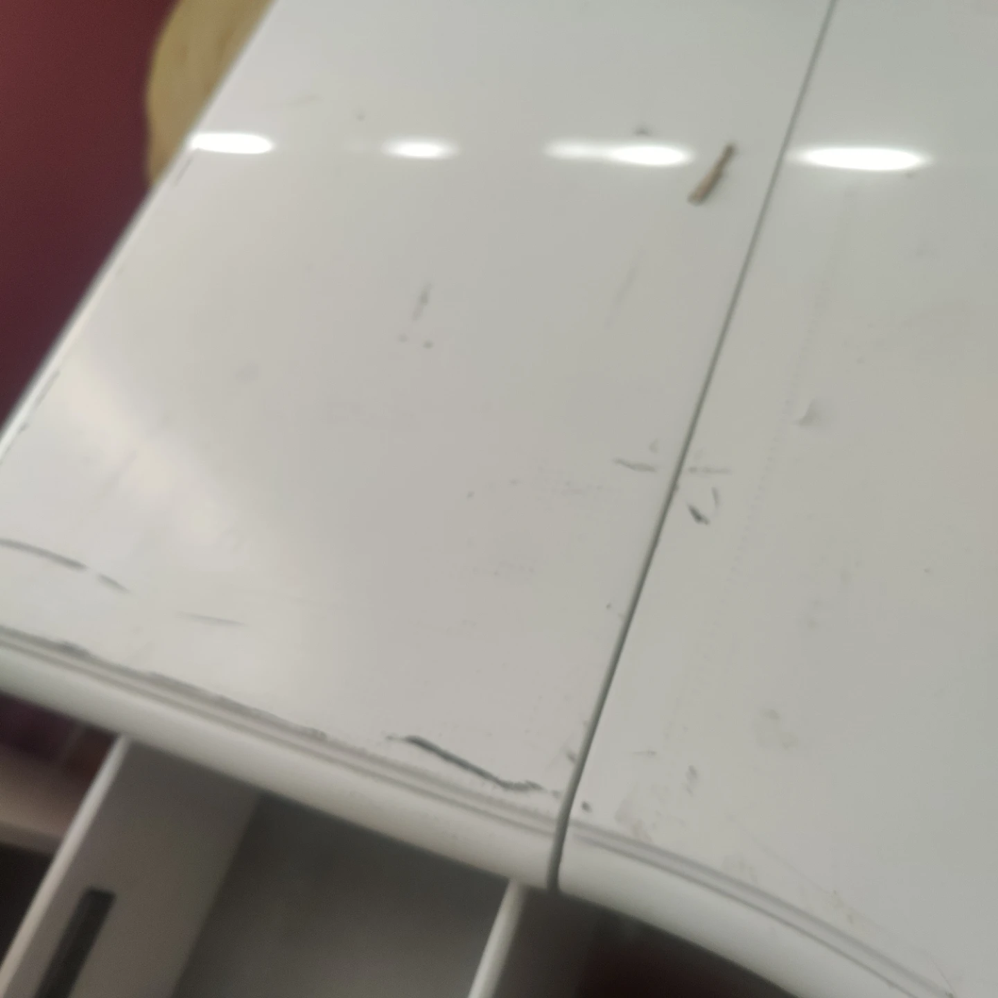White Vanity Dresser with Mirror - photo 3