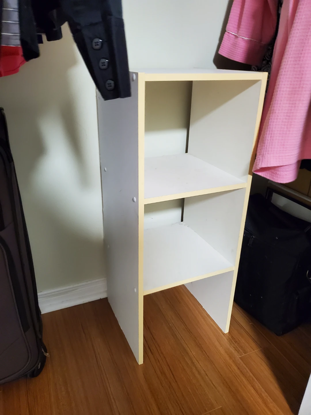 White 3-Shelf Cube Organizer