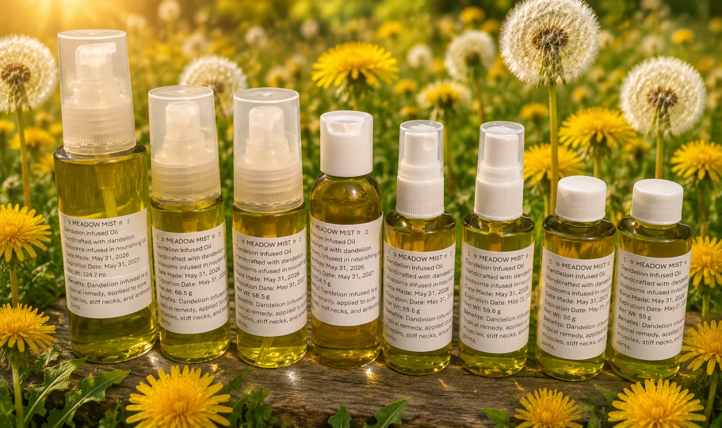 Meadow Mist Dandelion Infused Oil