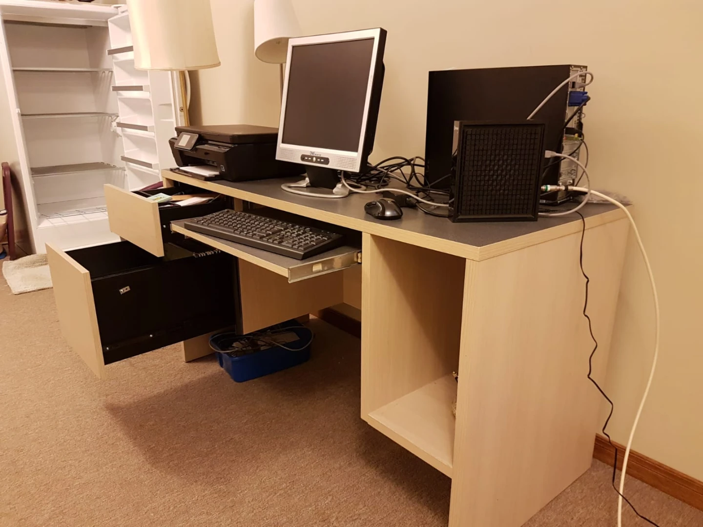 Computer Desk with Storage