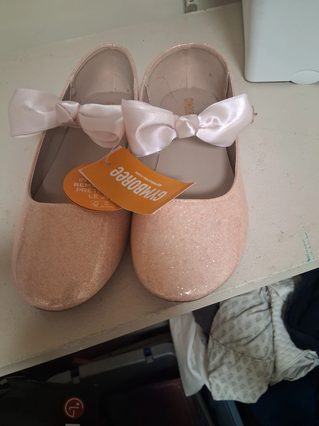 Gymboree Glitter Mary Jane Flats - photo 2