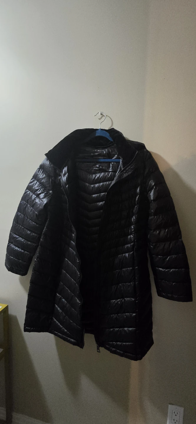 Andrew Marc Black Lightweight Down Packable Jacket XL - photo 2