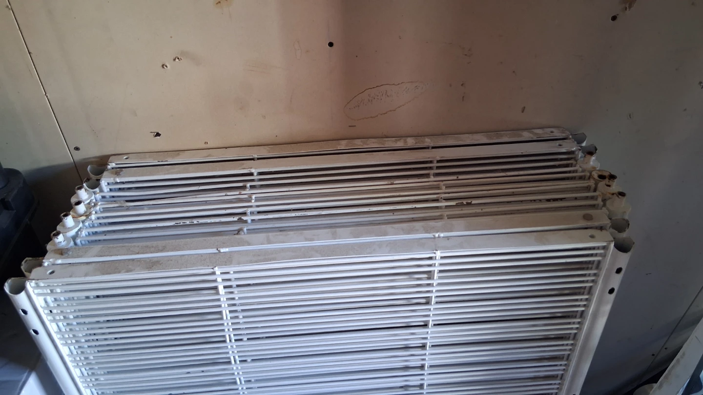 White Metal Shelving Units - photo 2