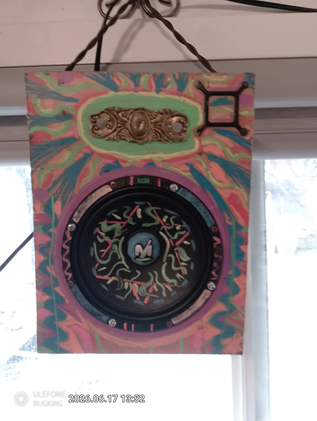 Custom Painted Speaker Deaf Bonce fight 60