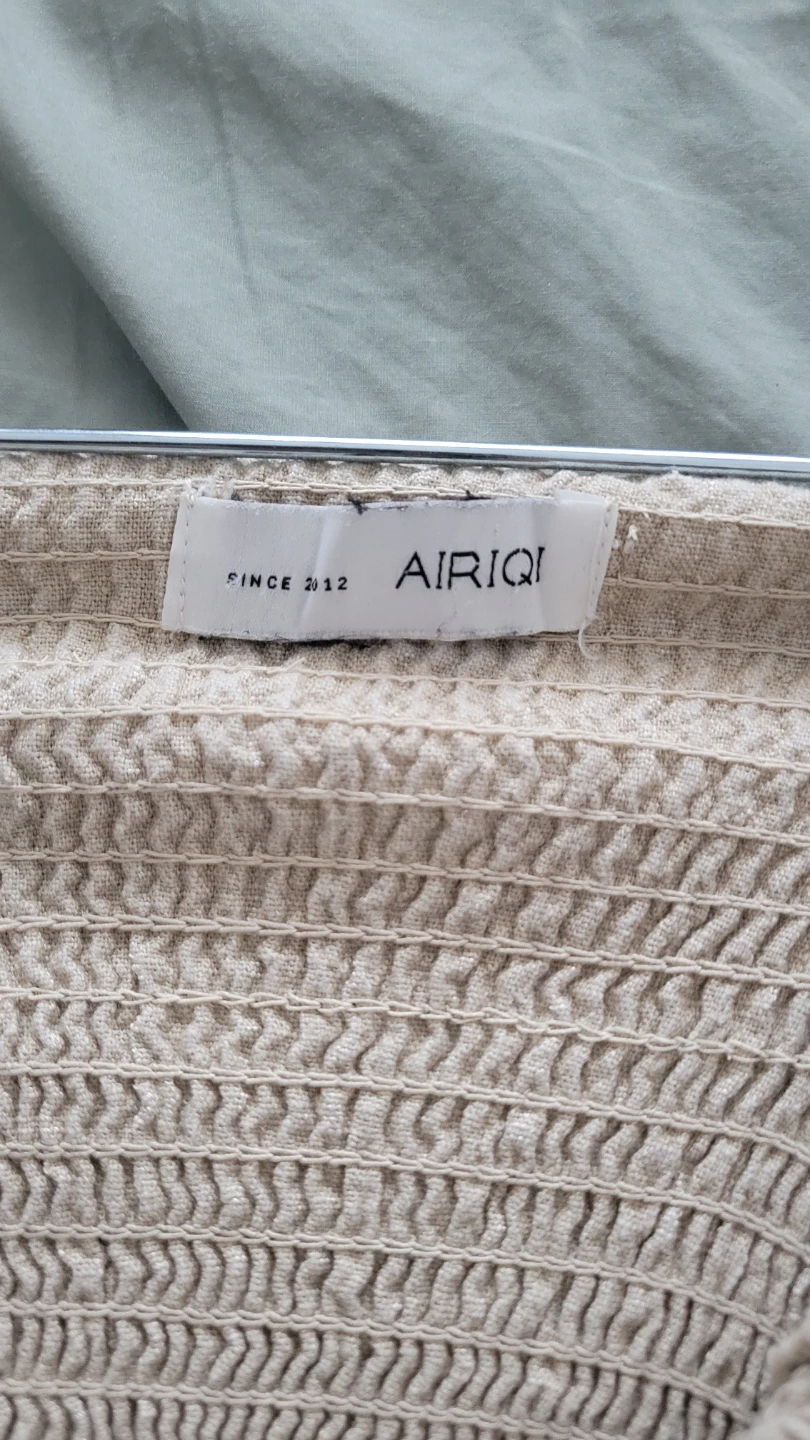 AIRIQI Linen Blend Smocked Dress - photo 2