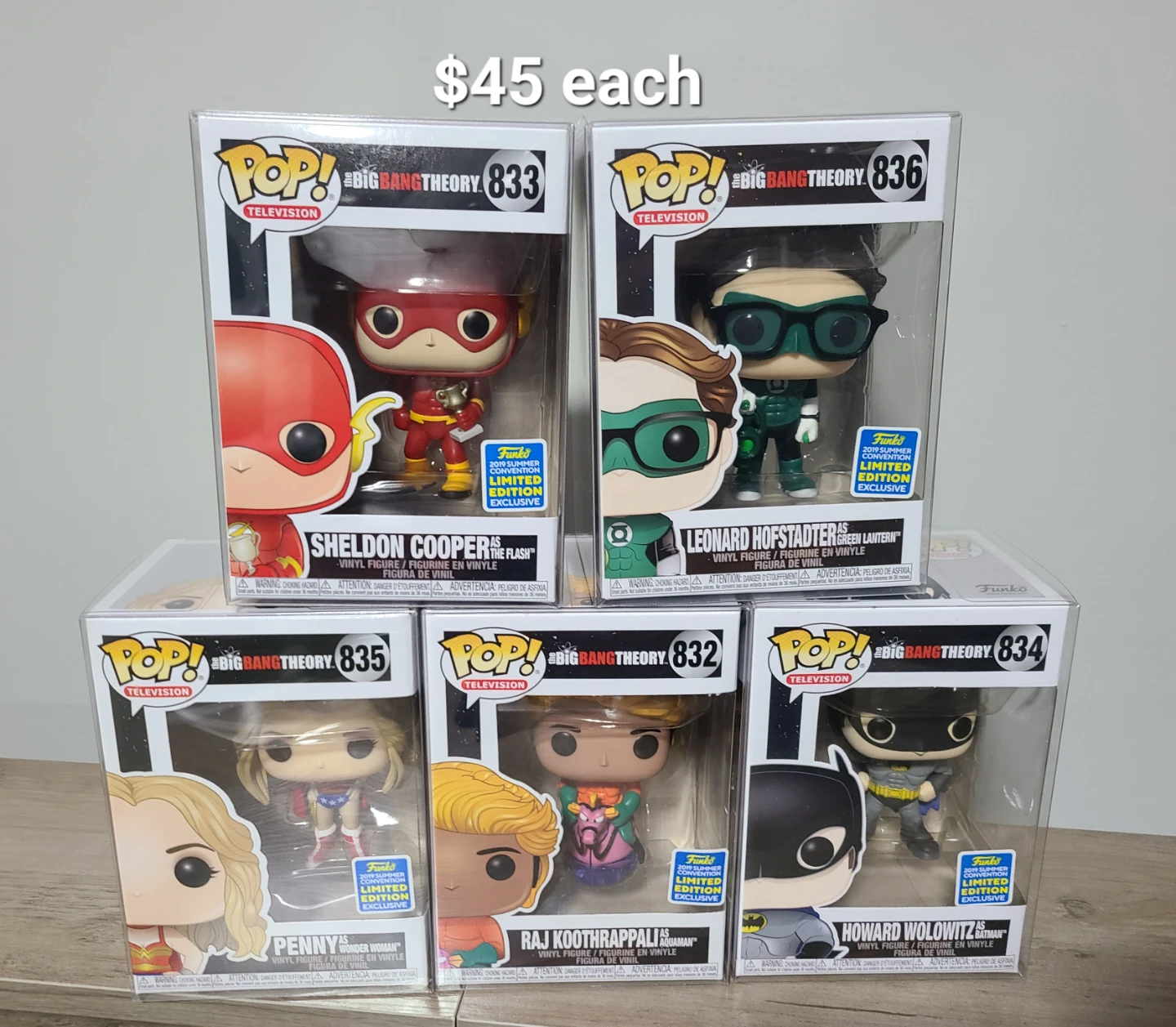 Big Bang Theory Funko Pops