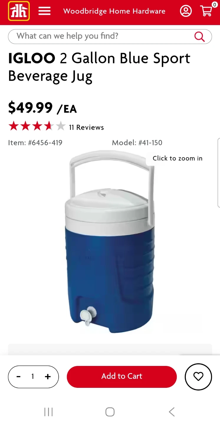 Red Igloo 2 Gallon Beverage Jug - photo 4