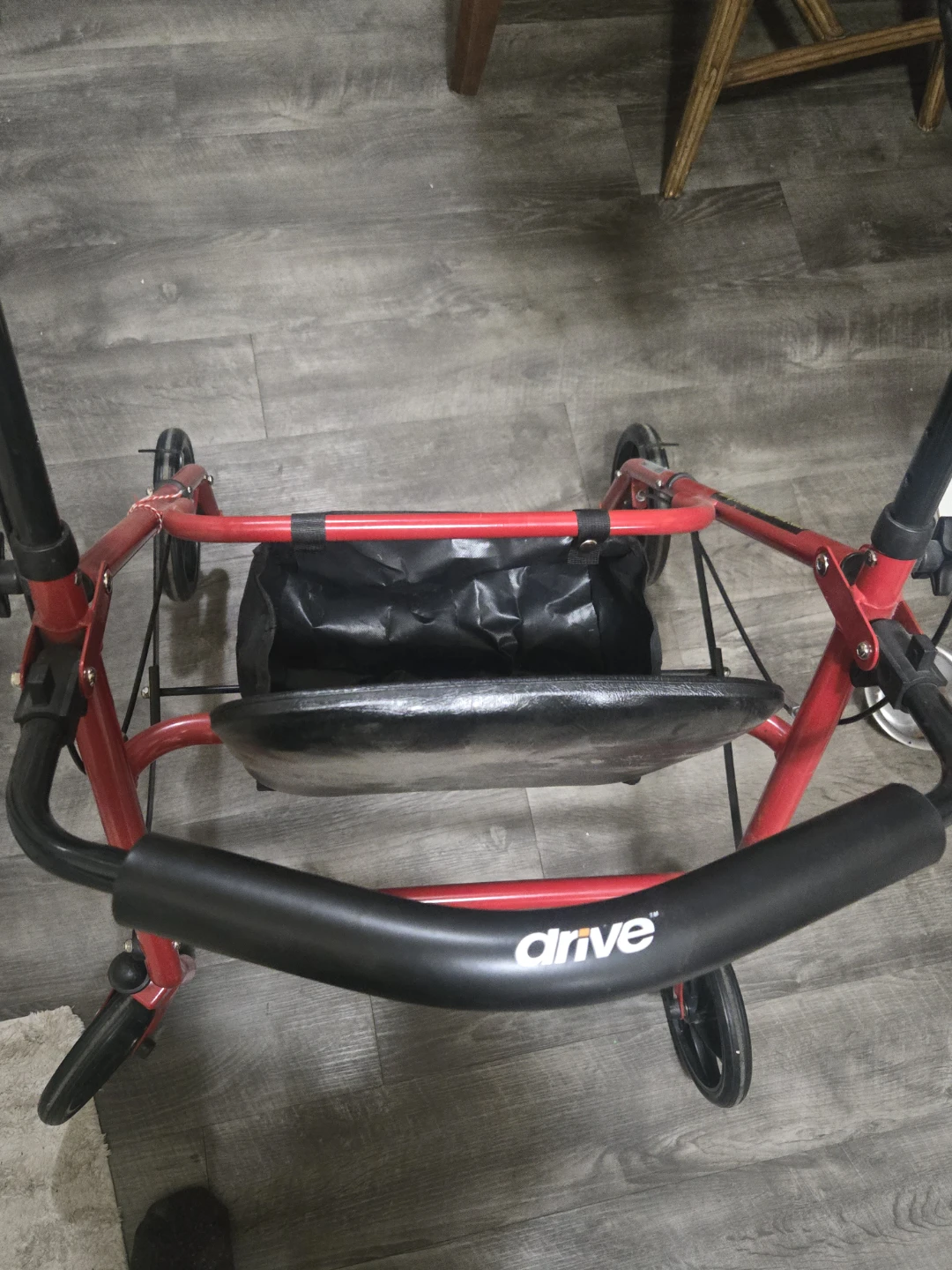 Drive Medical Red Walker with Seat - photo 4