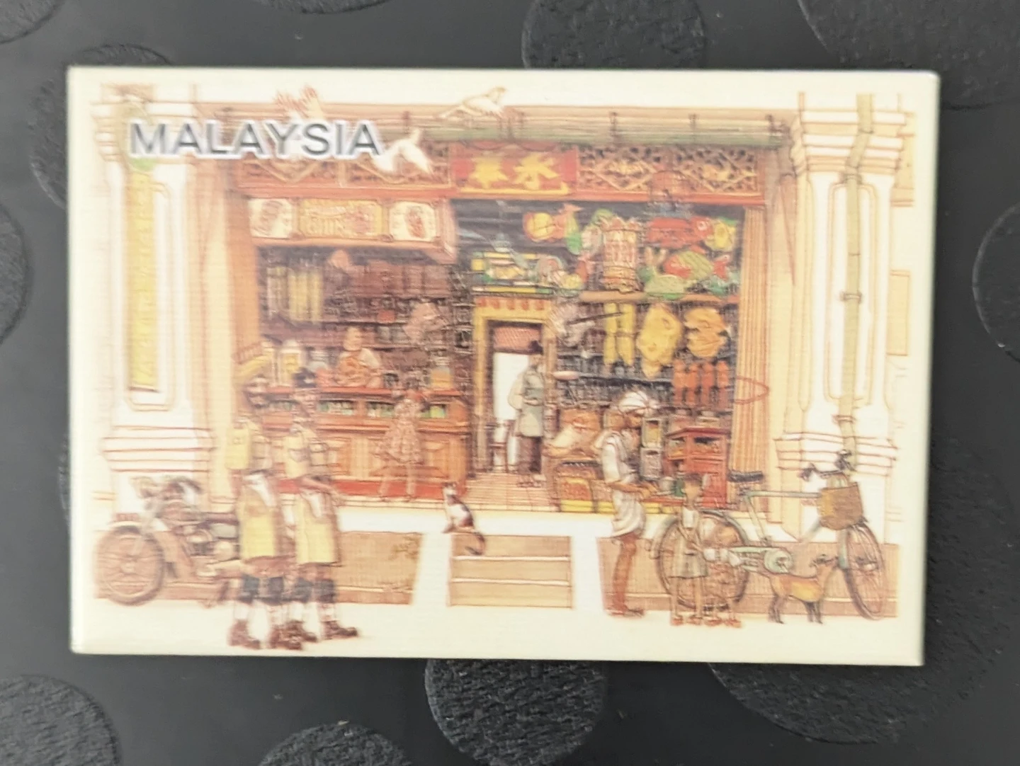 ⚽ Malaysia Scene Postcard Magnet