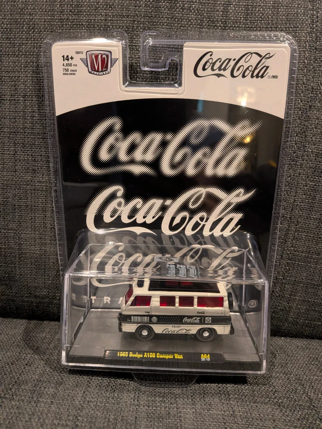 Chase 1 of 750 M2 Machines Coca-Cola 1965 Dodge A100 Camper Van