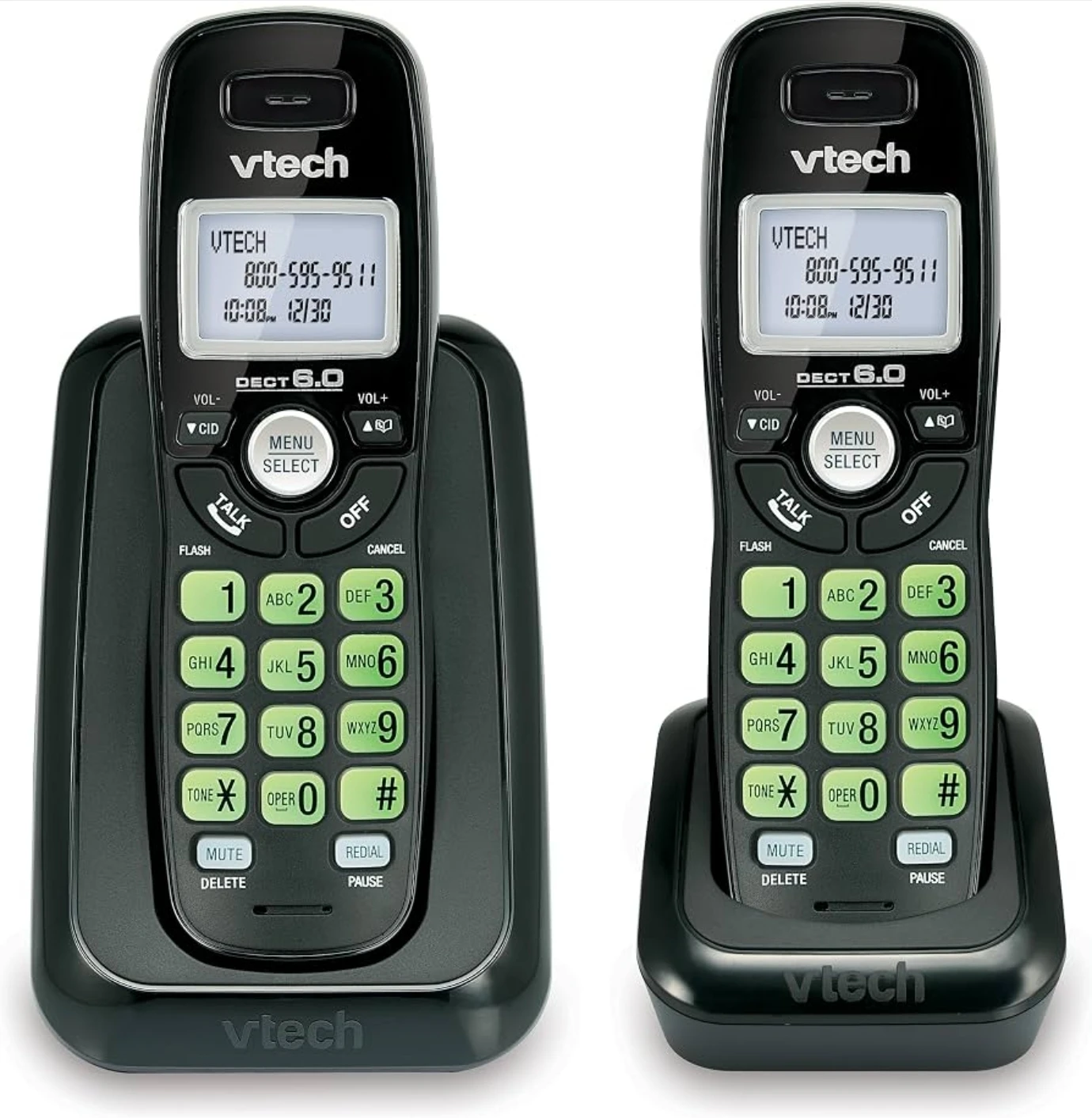Vtech Dect 6.0 2-Handset Cordless Phone System