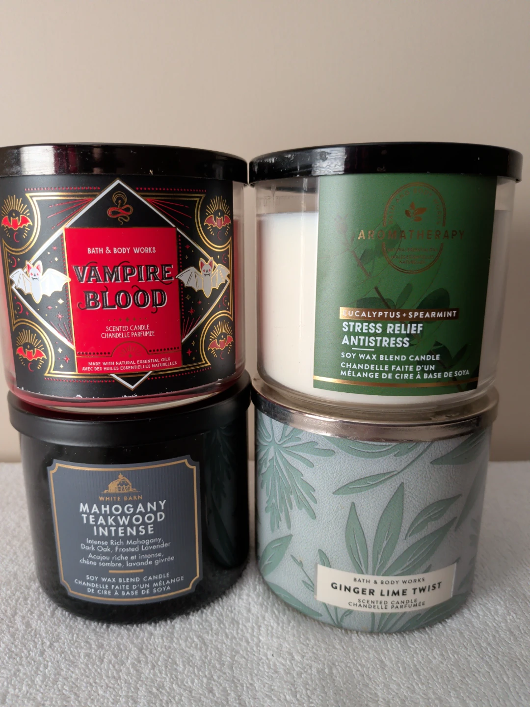 Bath & Body Works 3-Wick Candles Never used. . $10 each
