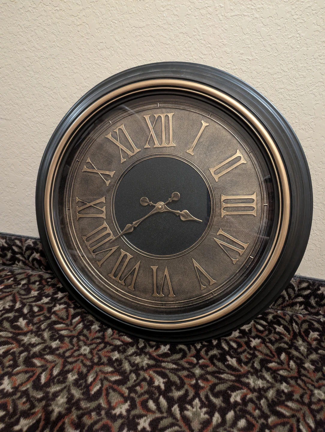 Large Roman Numeral Wall Clock