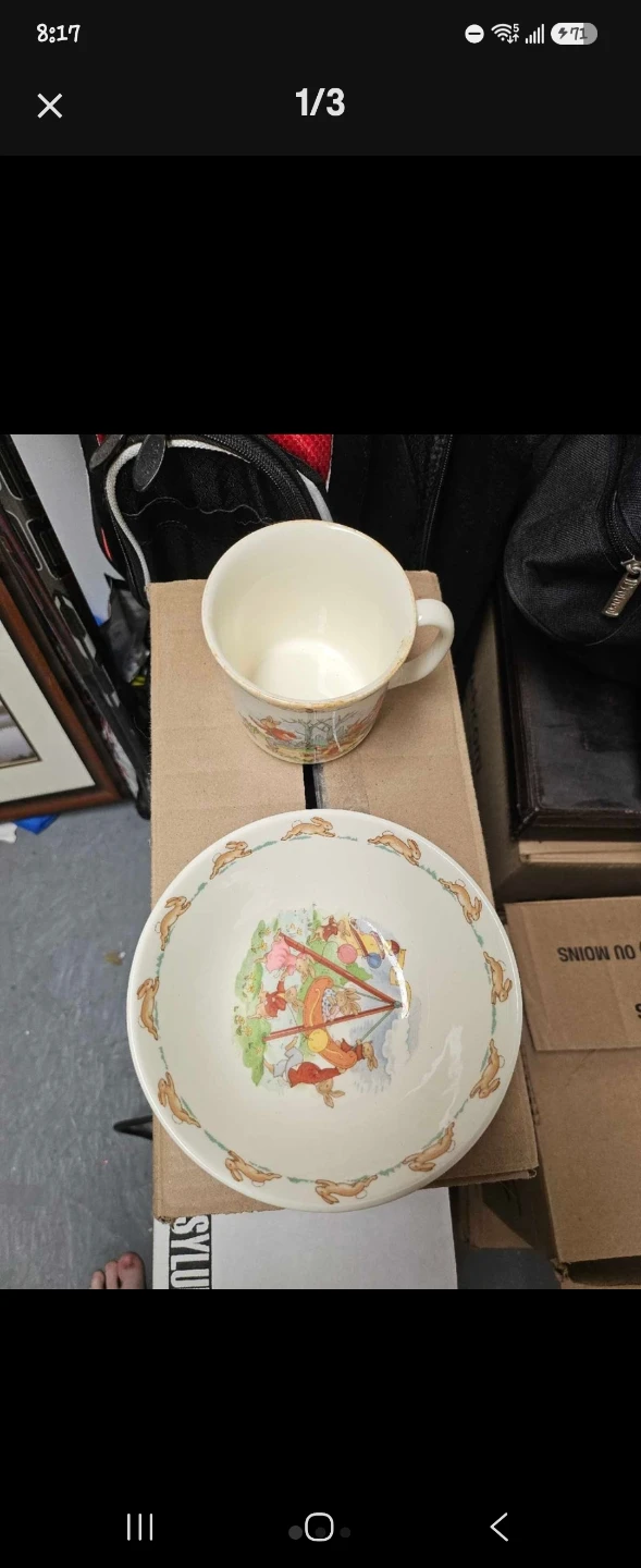 Beatrix Potter Peter Rabbit Mug and Bowl Set