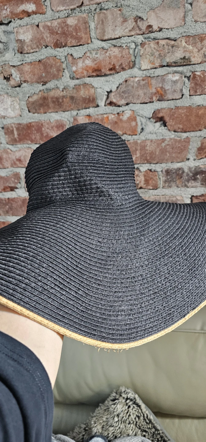 Zara Black Wide Brim Sun Hat - photo 4