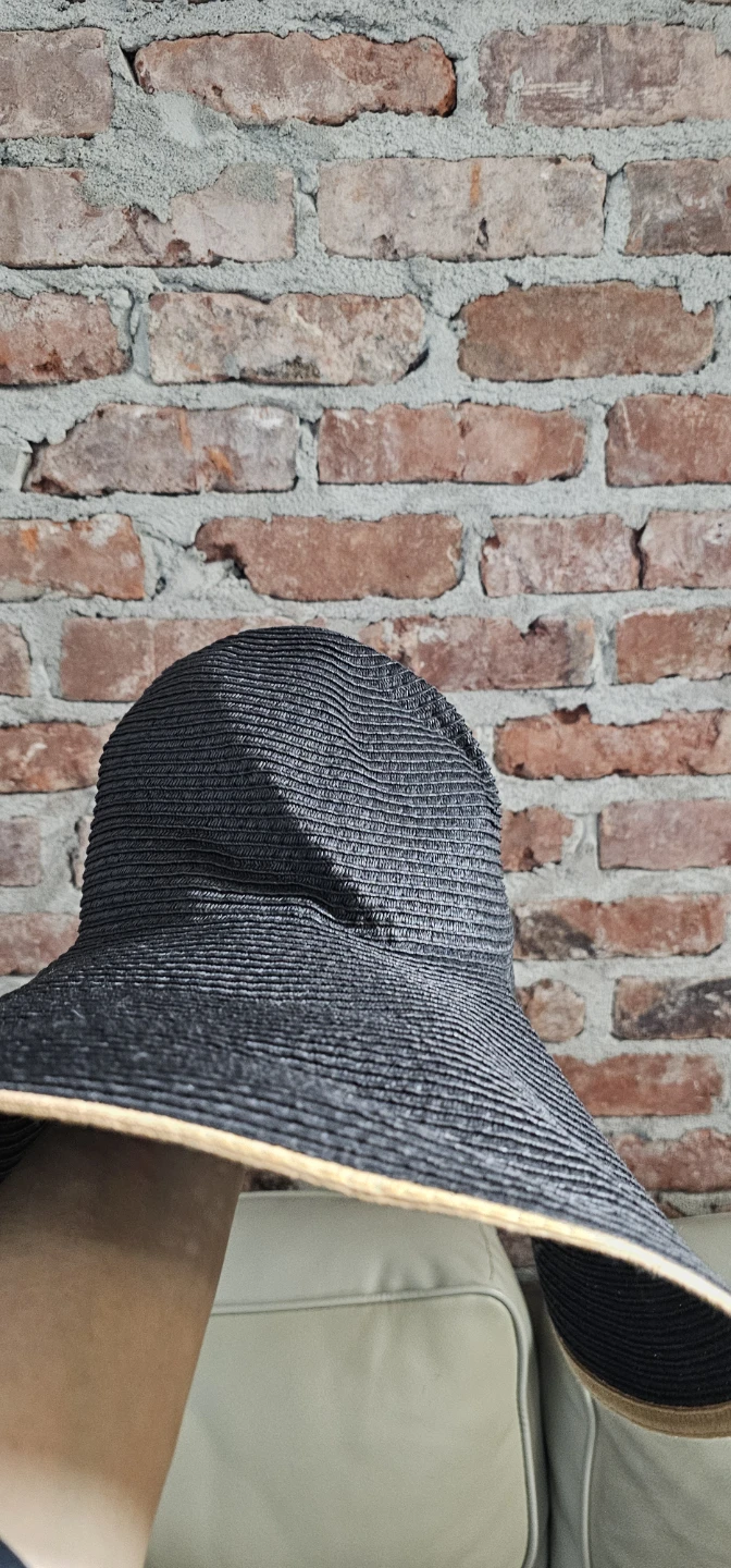 Zara Black Wide Brim Sun Hat - photo 5