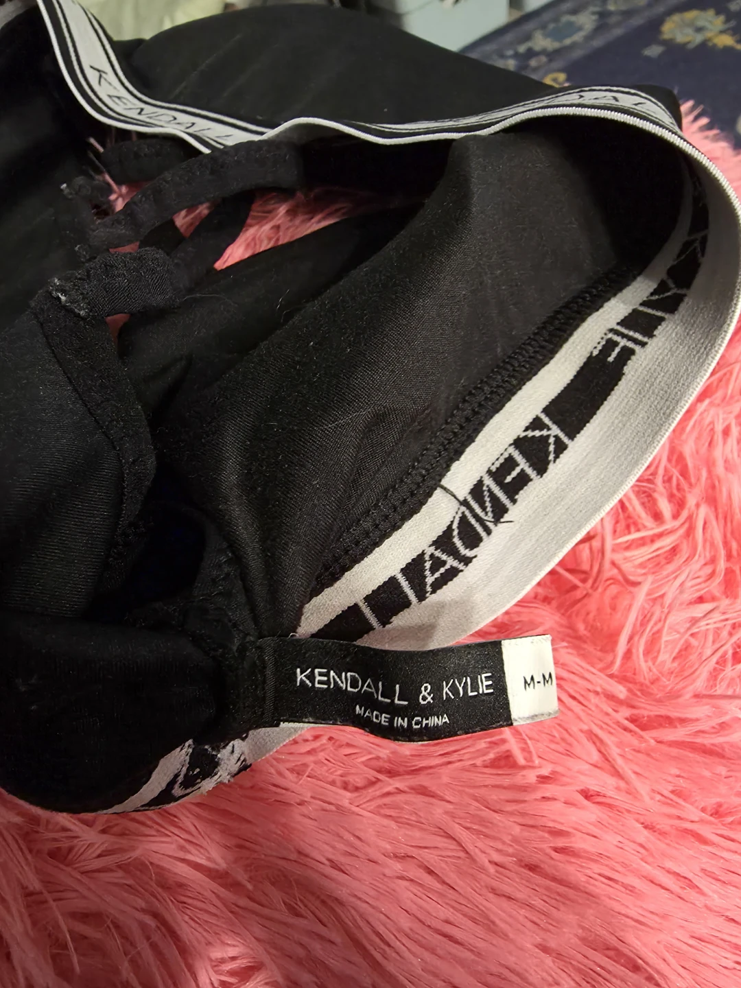 Kendall & Kylie Black Sports Bra (M) - photo 2