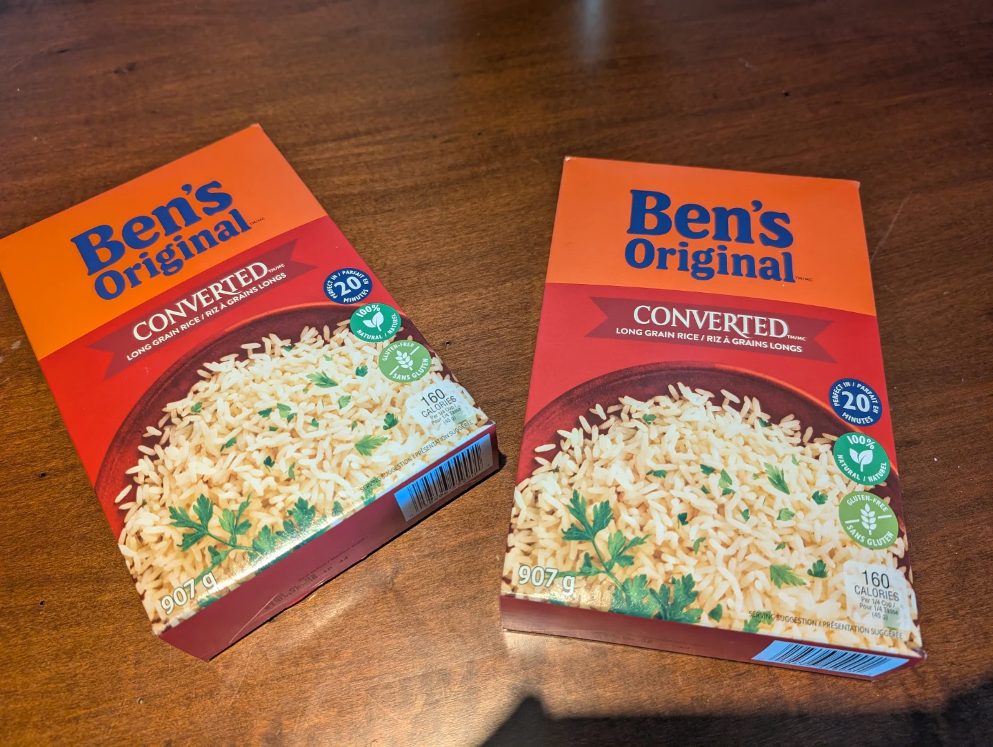 2x Ben's Original Converted Long Grain Rice (2 x 907g)