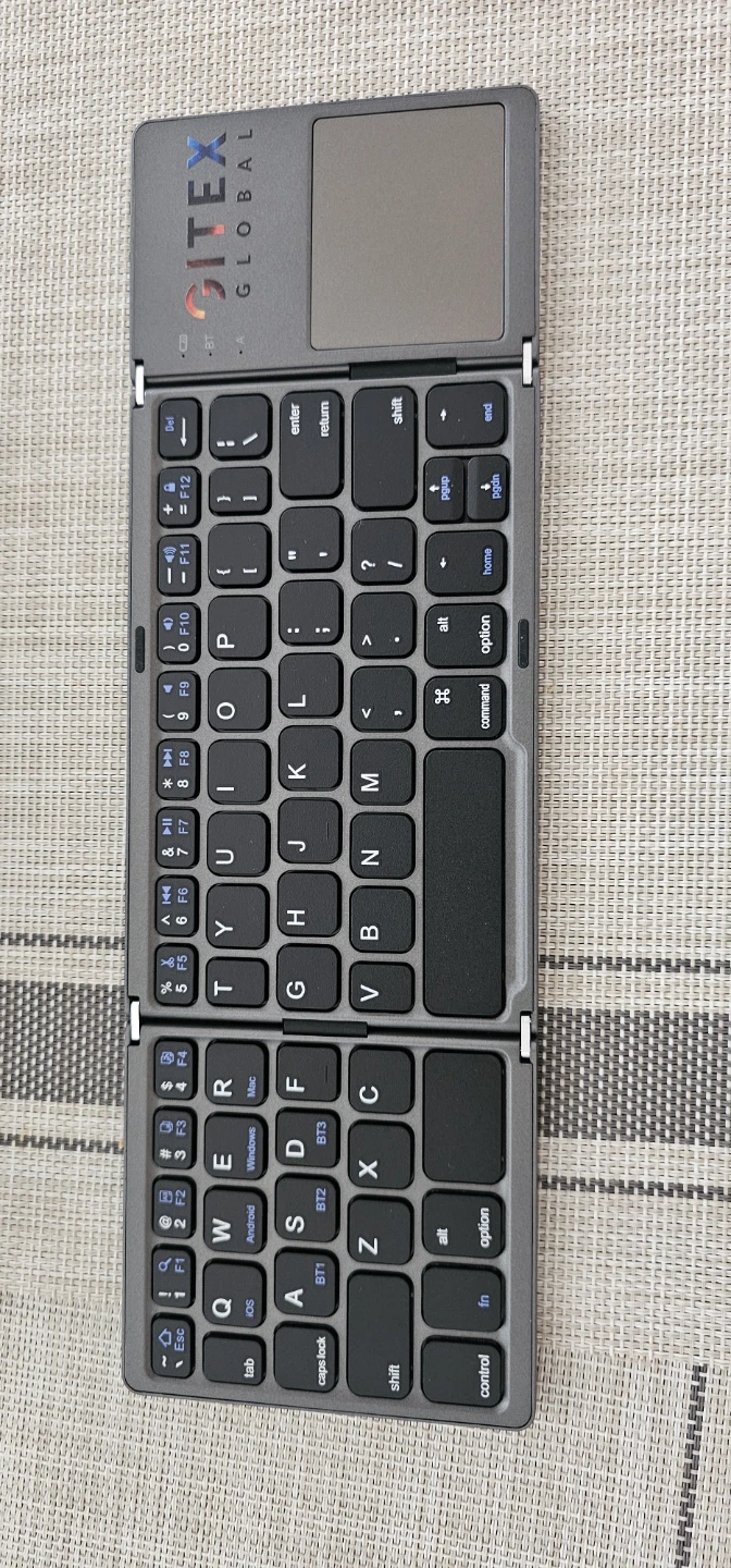 Folding Wireless Keyboard with Touchpad - photo 2