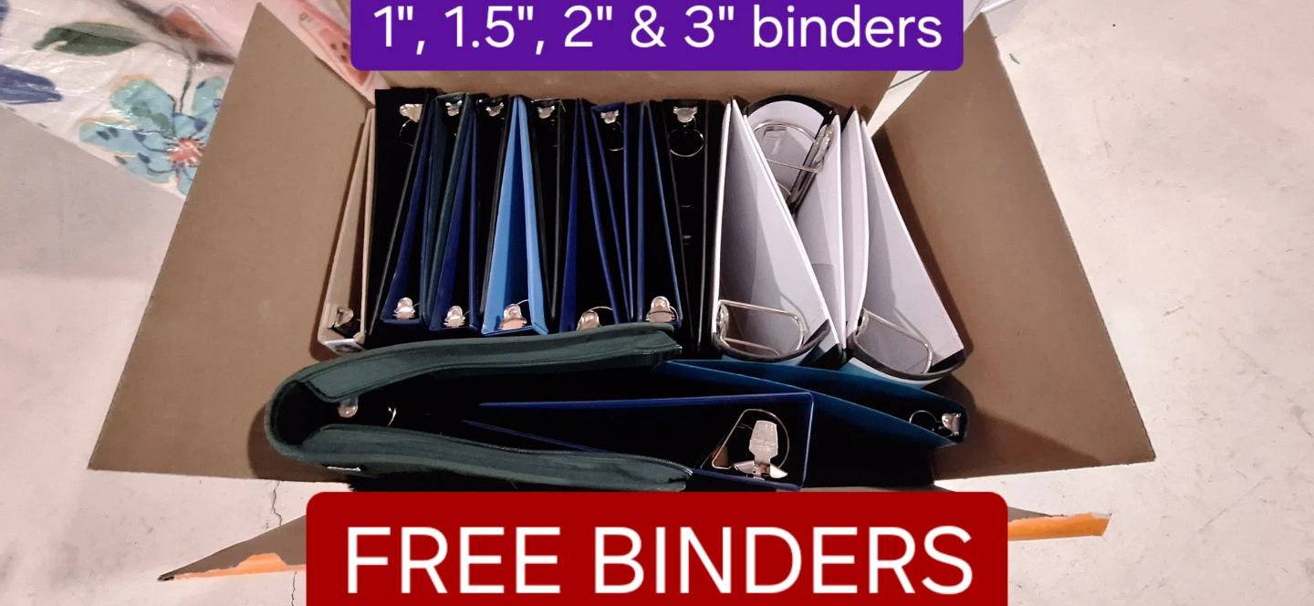 Binders - FREE