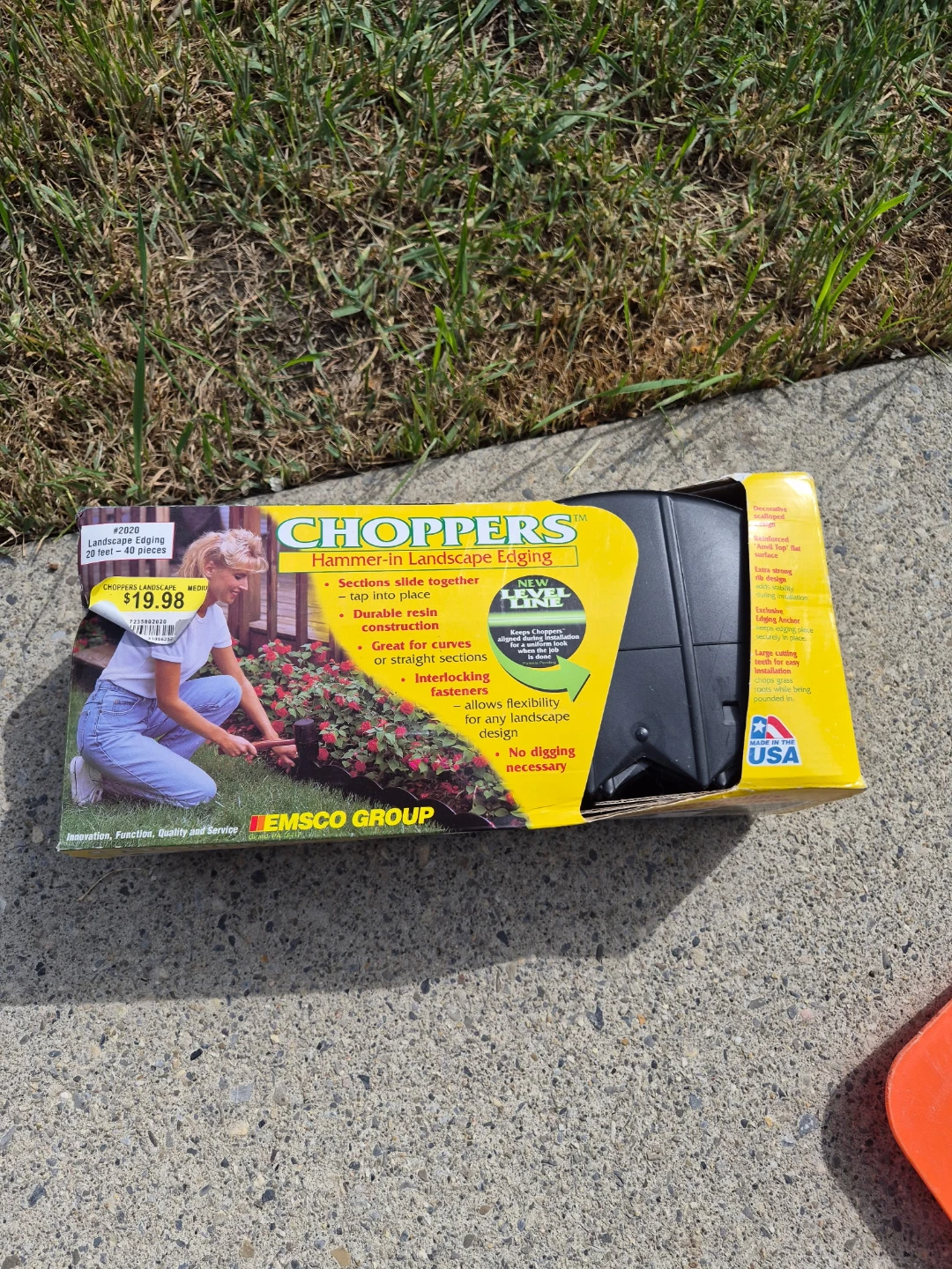 Choppers Hammer-in Landscape Edging - 20 ft