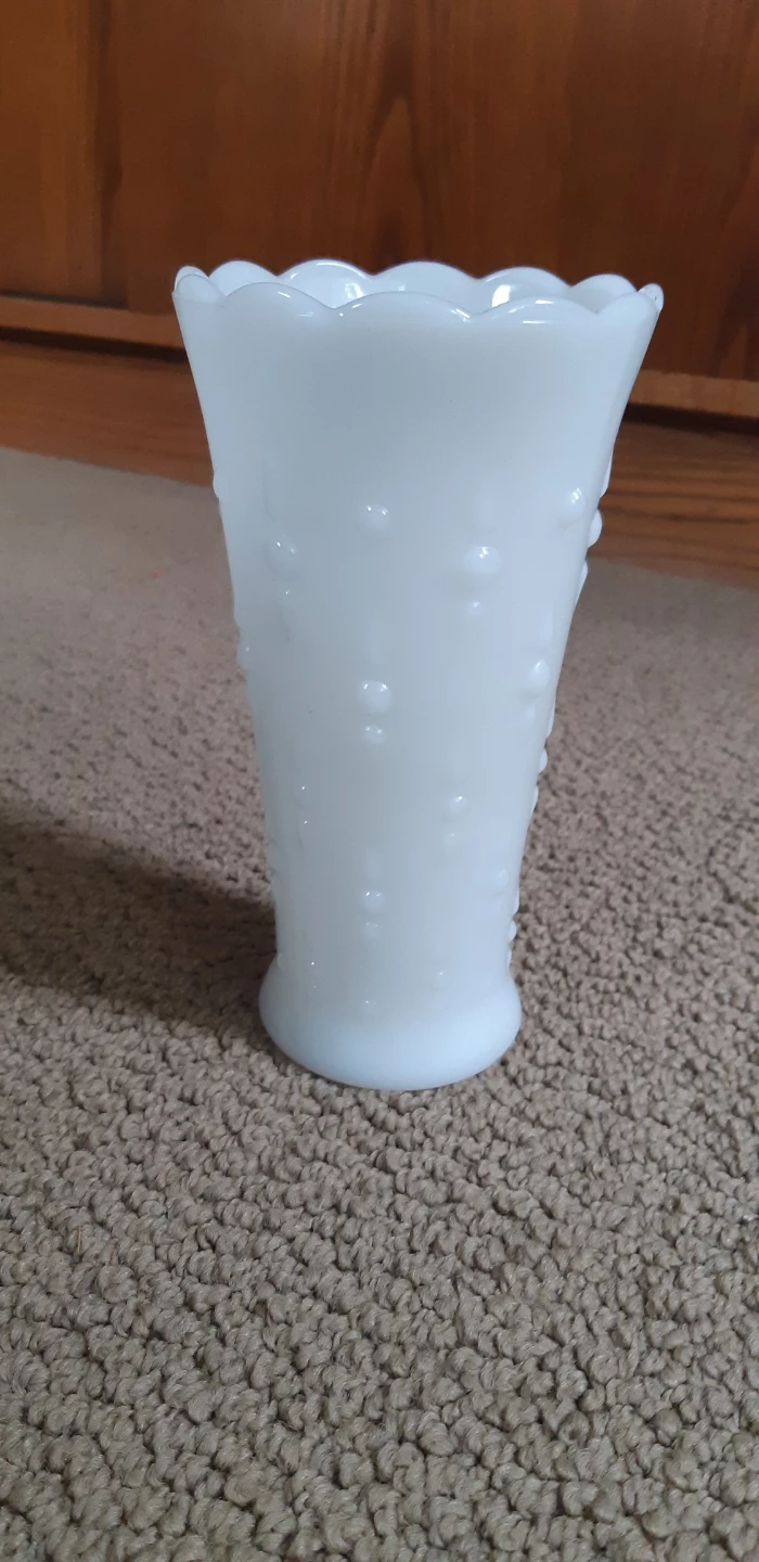 Vintage Milk Glass Vase