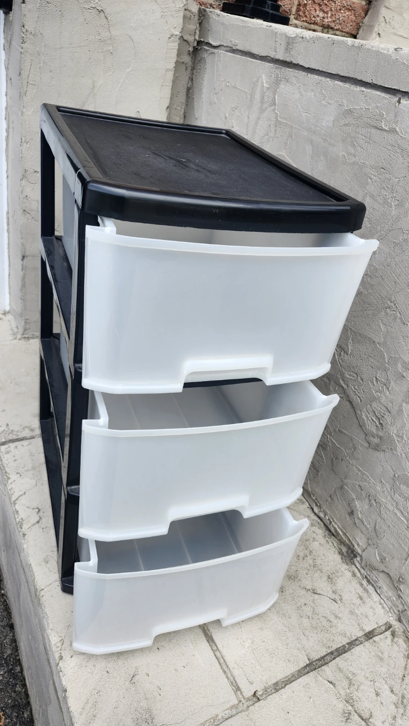 3-Drawer Plastic Storage Unit - photo 3