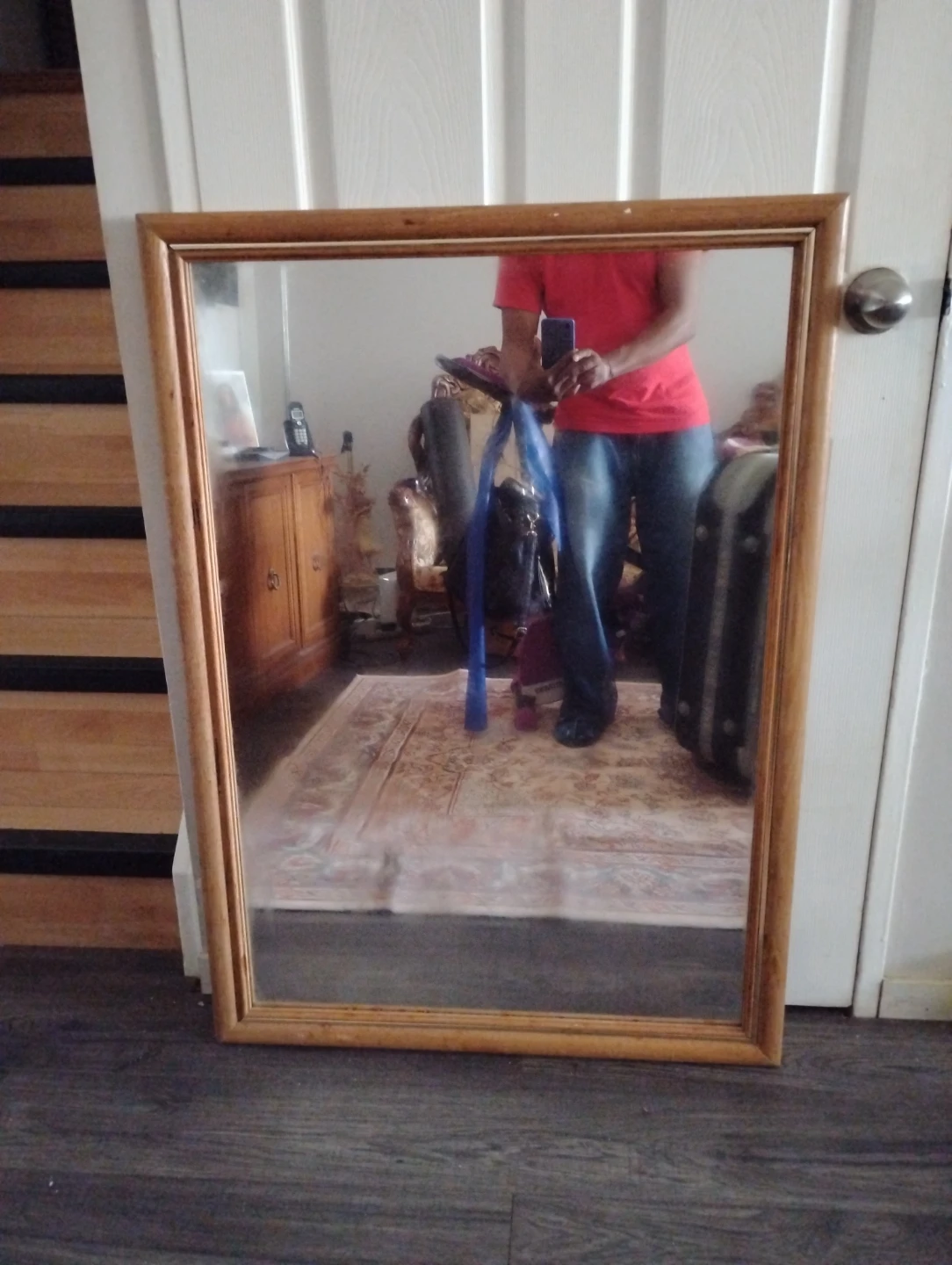 Wooden Framed Mirror