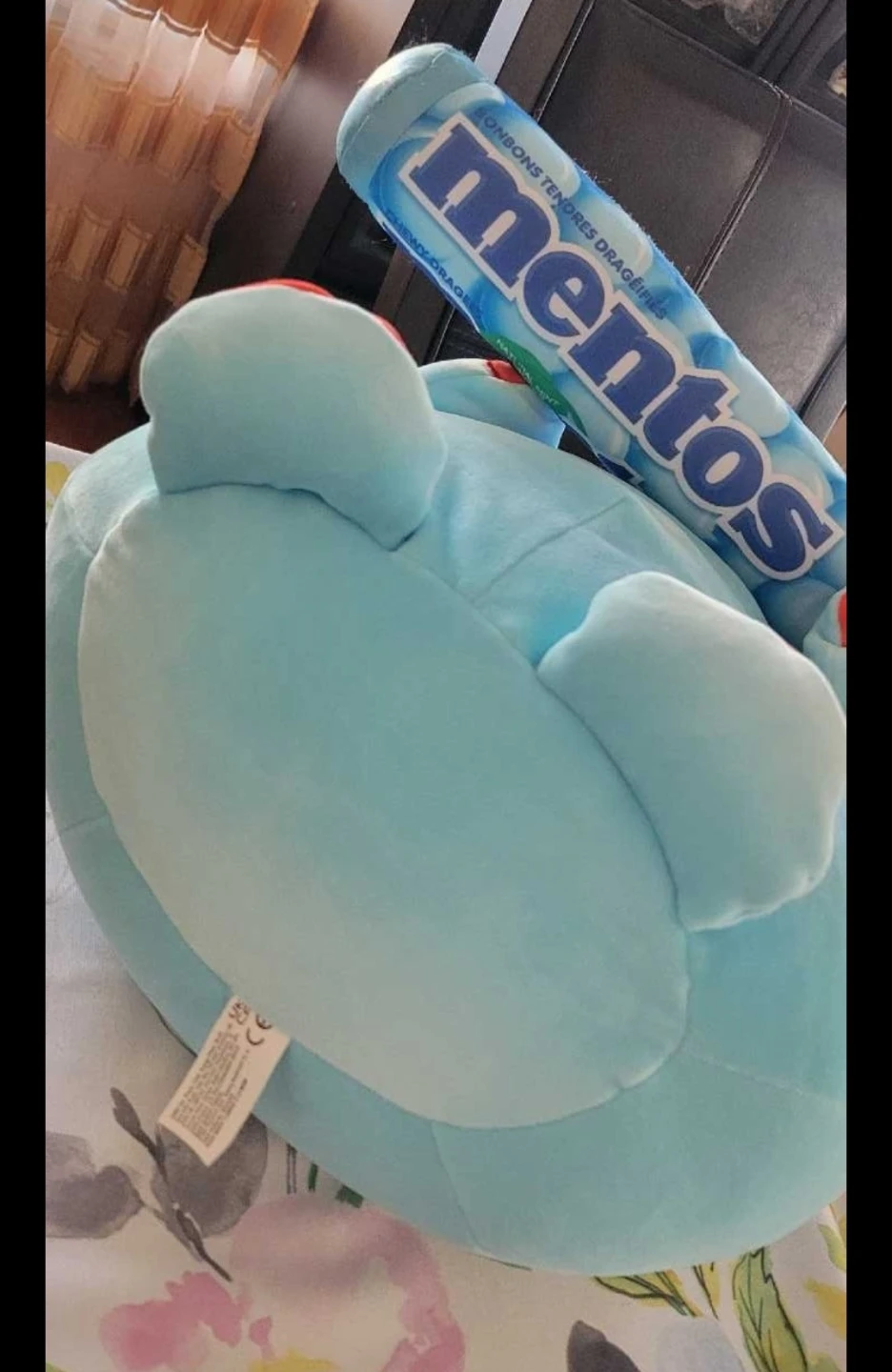 Blue Plush Toy with Mentos Candy - photo 3